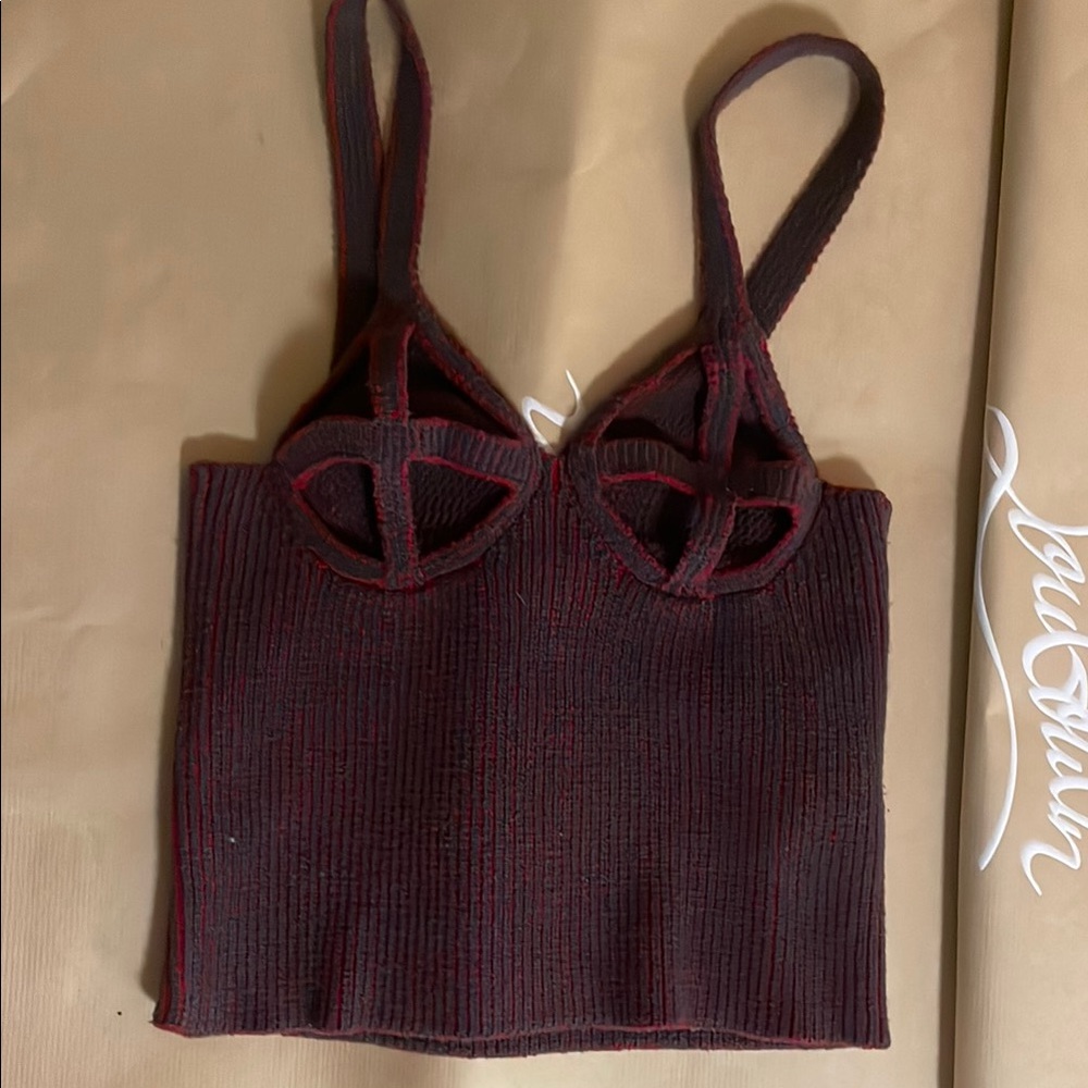Isa Boulder handmade knit tank top